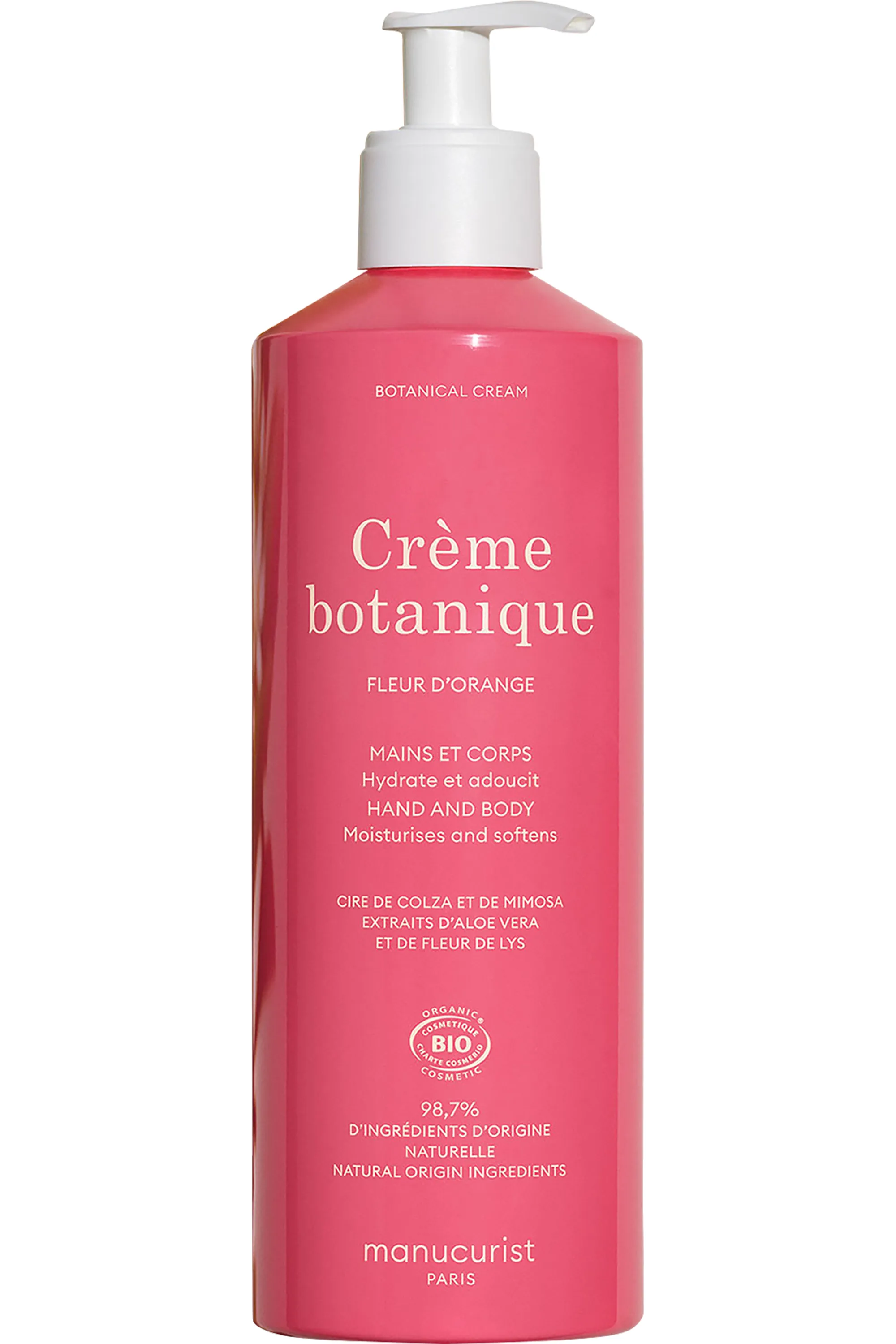 Manucurist Crème hydratante corps et mains Fleur d’orange-500 ml