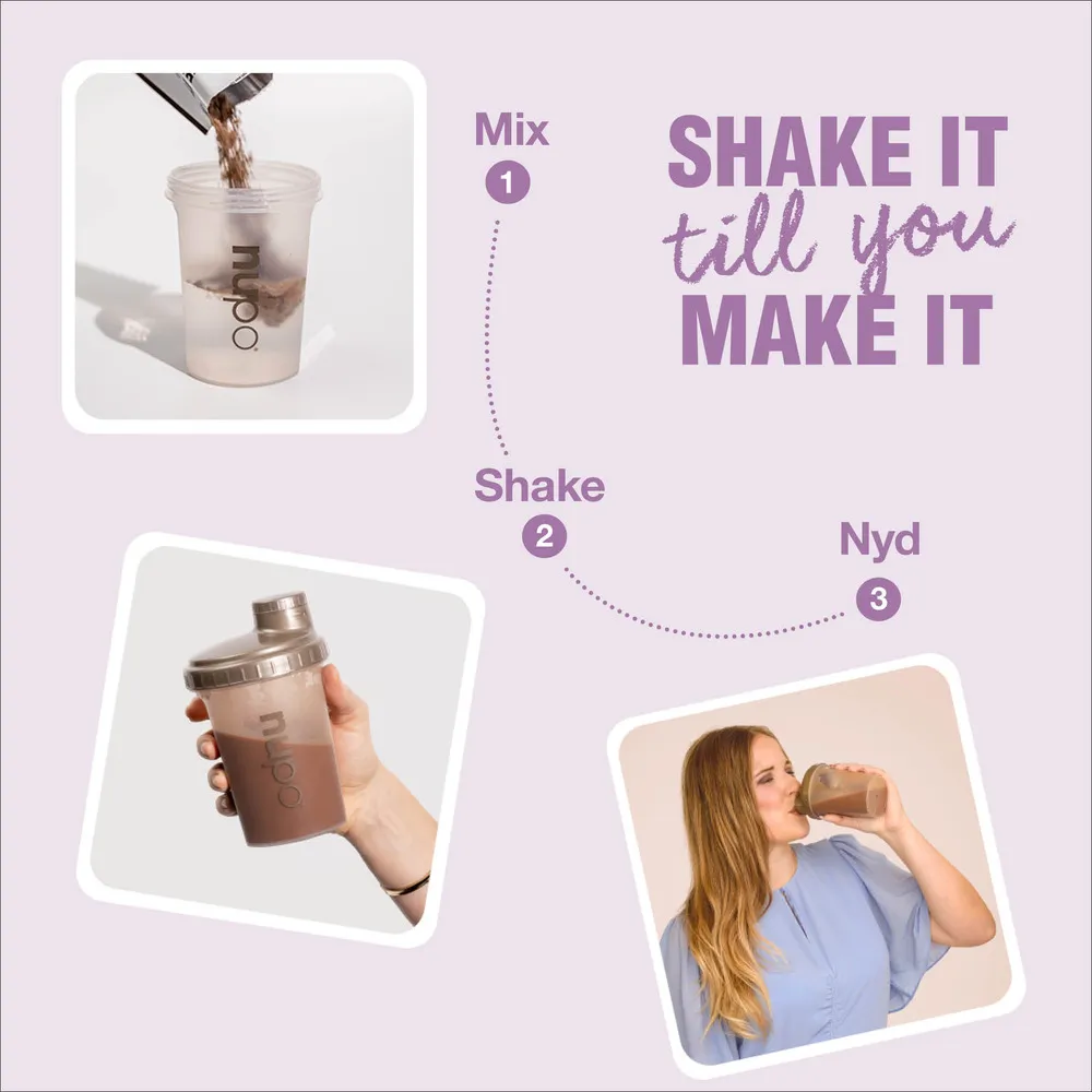 Nupo Diet Shake Blueberry Raspberry - 384 g.