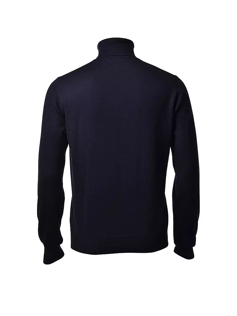GRAN SASSO Rollkragenpullover blau