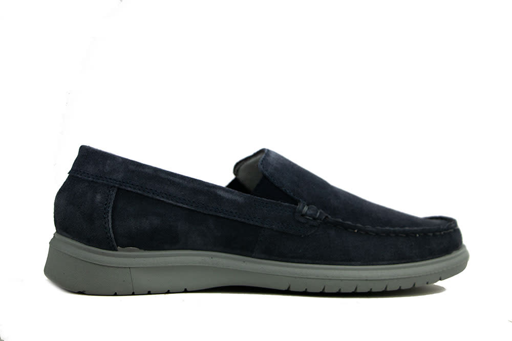 Ara Loafer Jeans Grey Suede