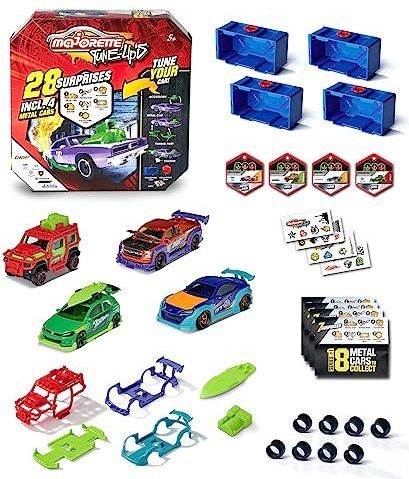 Majorette - Tune Up's - Serie 1 - 4-delige set - die-cast - Speelgoedauto