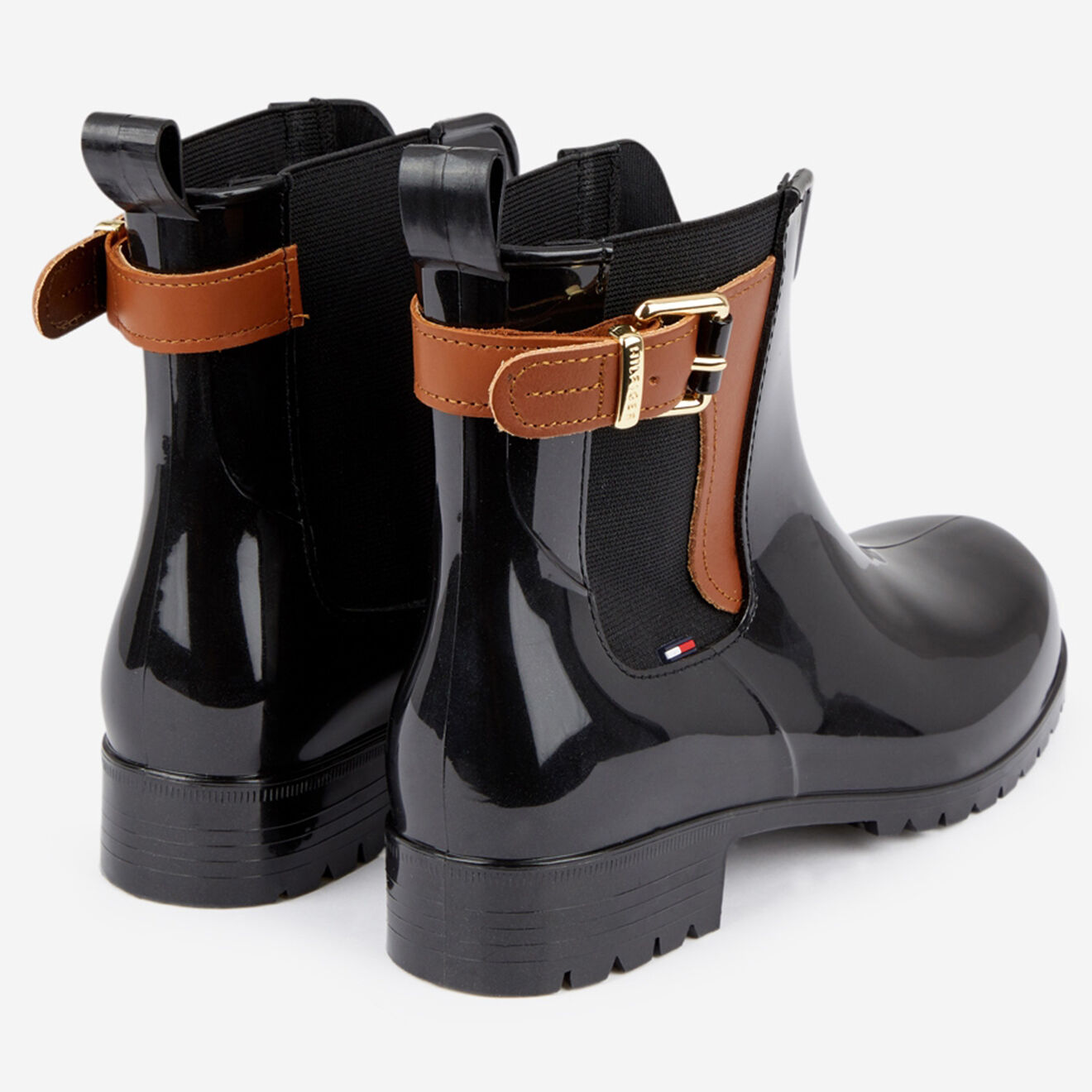 Tommy Hilfiger Bottines de pluie O1285Xley 2Z2 noires