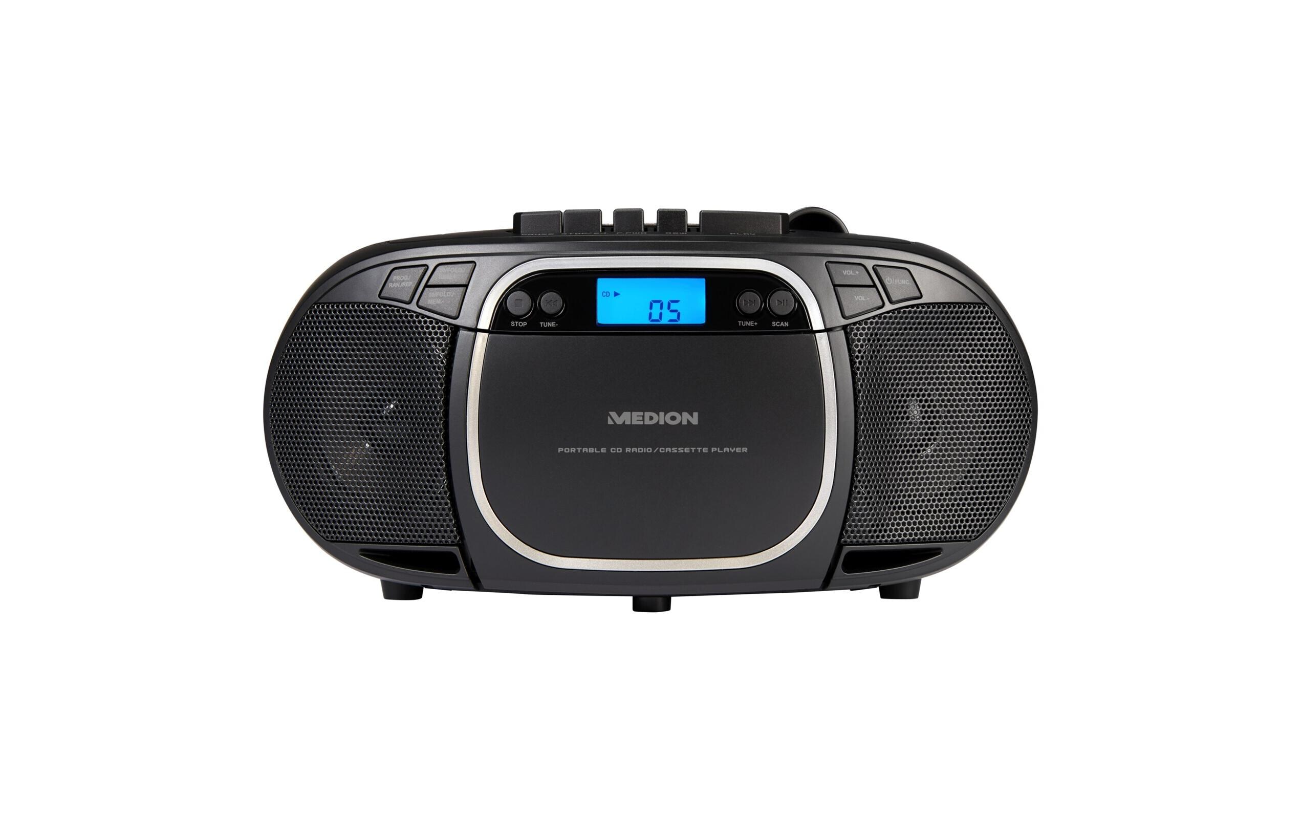 Radio/CD-Player LIFE E66476 SchwarzCD-/MP3-/Kassettenspieler
