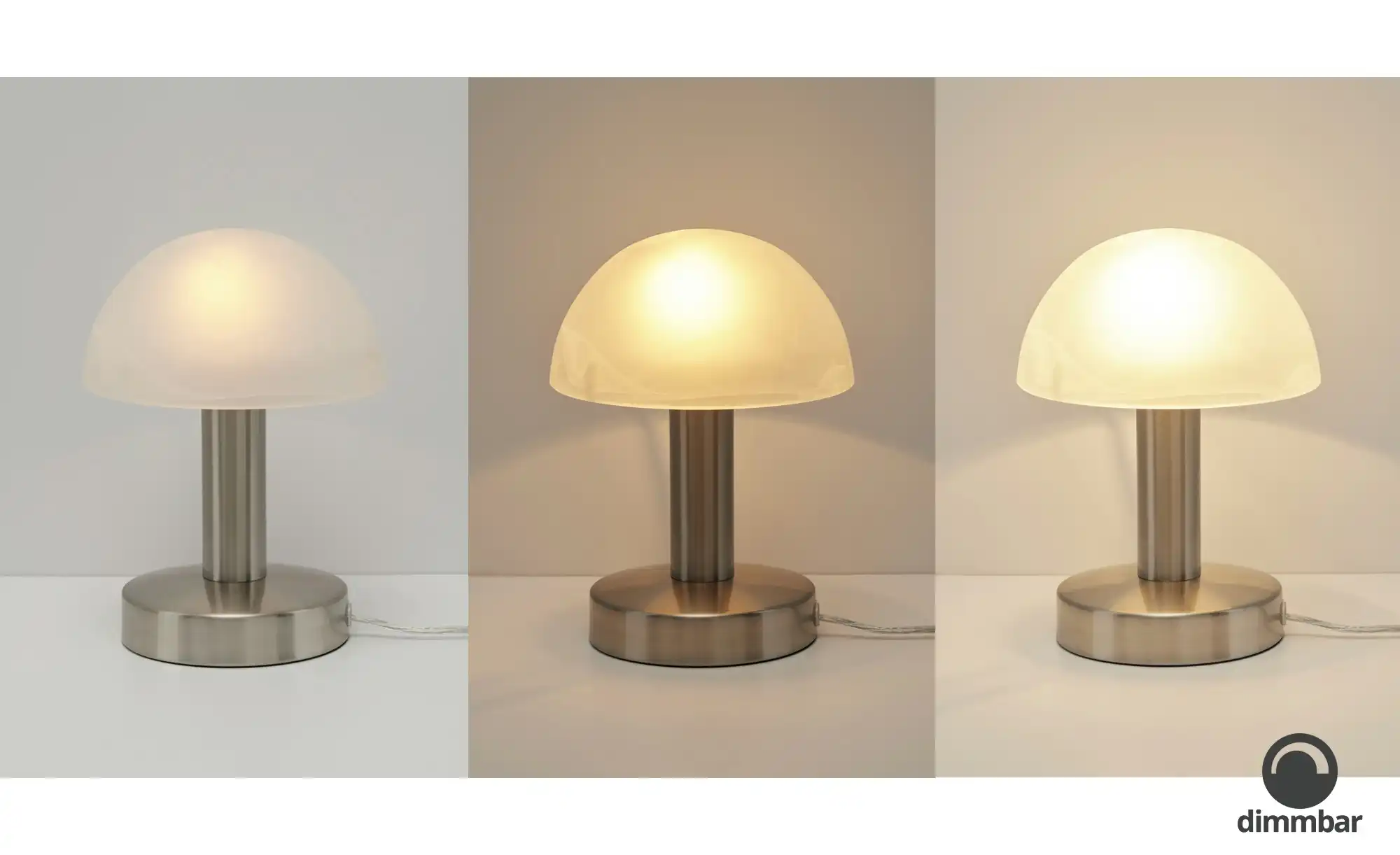 Trio Tischleuchte, 1-flammig, Alabasterglas weiß
