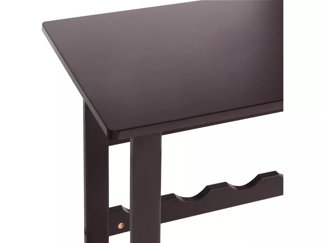 Porte-bouteille ROWLEY 91 cm Marron foncé