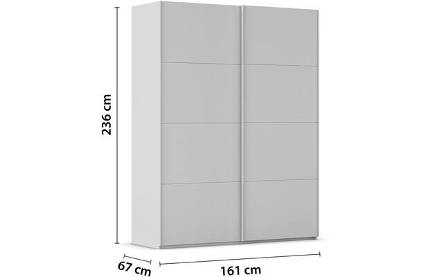 Kledingkast Finca Mat Glas