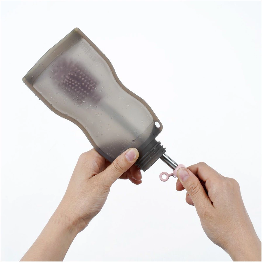 haakaa® Reinigungsbürste, Set grau