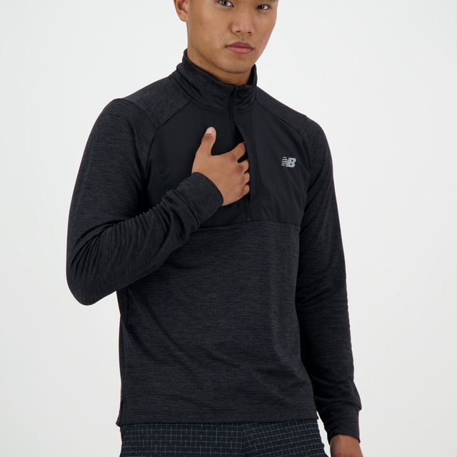 New Balance Laufshirt »ATHLETICS HEAT GRID 1/2 ZIP«, 1 tlg.