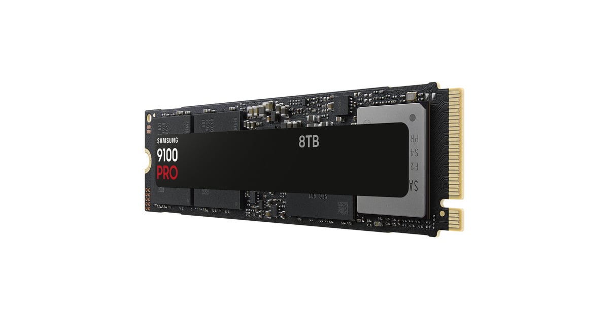 SAMSUNG9100 PRO 8 TB SSD  (MZ-VAP8T0BW, PCIe Gen 5.0 x4, NVMe 2.0)