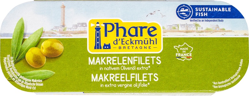 Phare d’Eckmühl Makreelfilet In Olijfolie (151 gr)