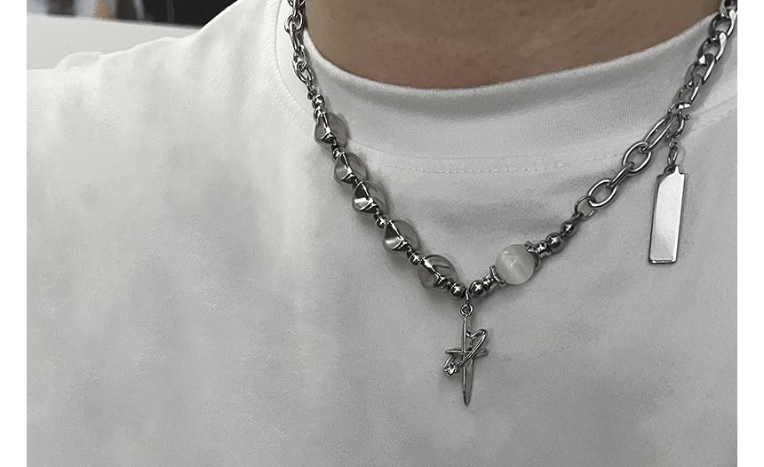Elnge - Kruis kralen ketting