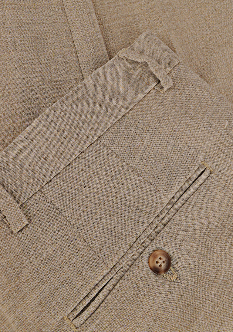 SELECTED HOMME zand selected homme pantalon slhslim-oasis linen trs