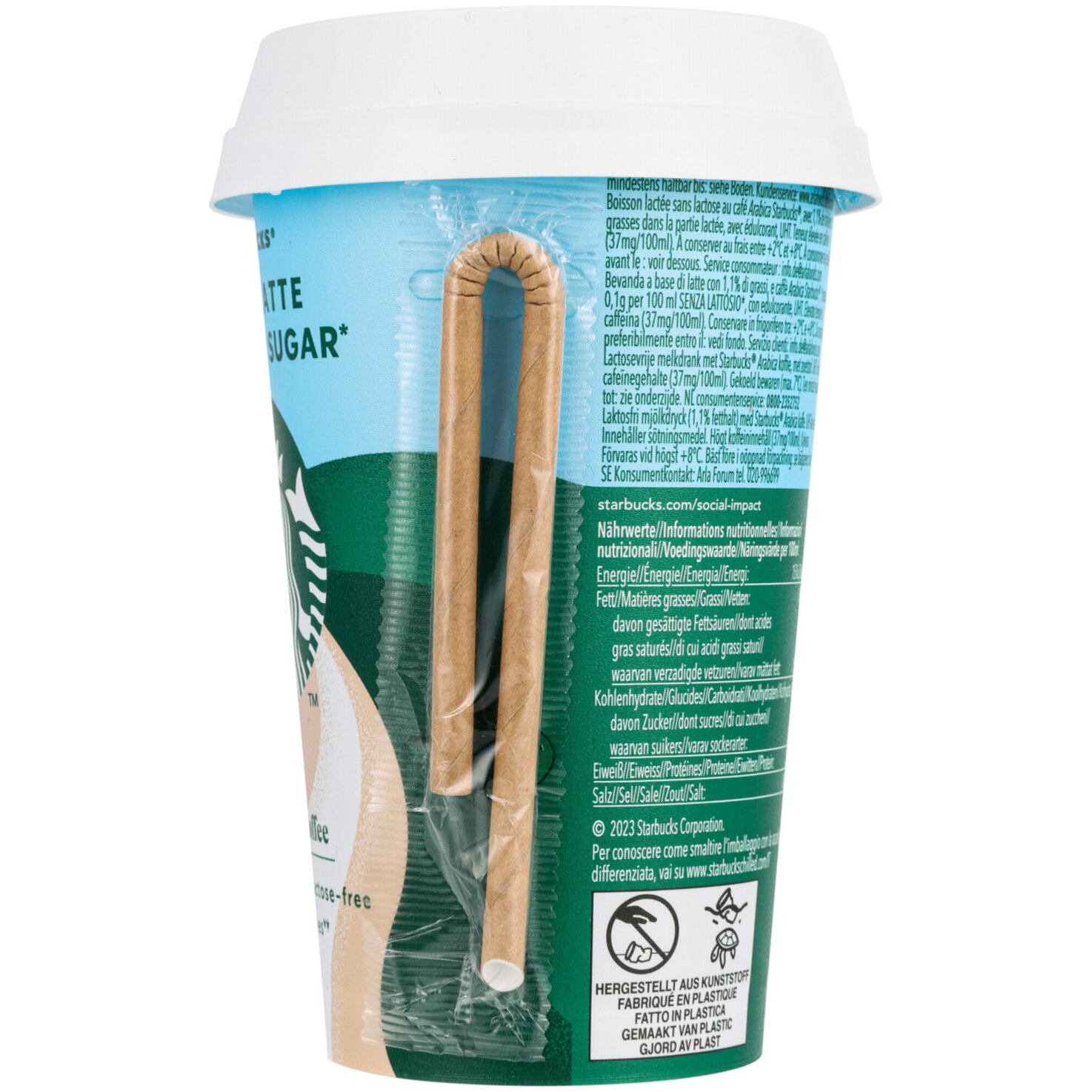Starbucks Caffè Latte No Added Sugar