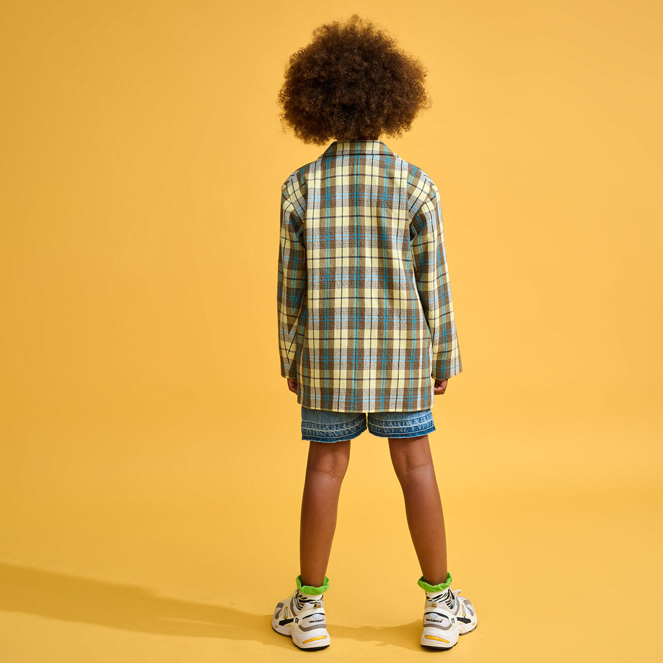 Bellerose Blazer Chick à carreaux multicolore