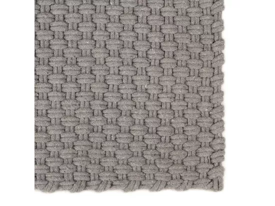 Prolenta Premium - Tapis rectangulaire Gris 120x180 cm Coton