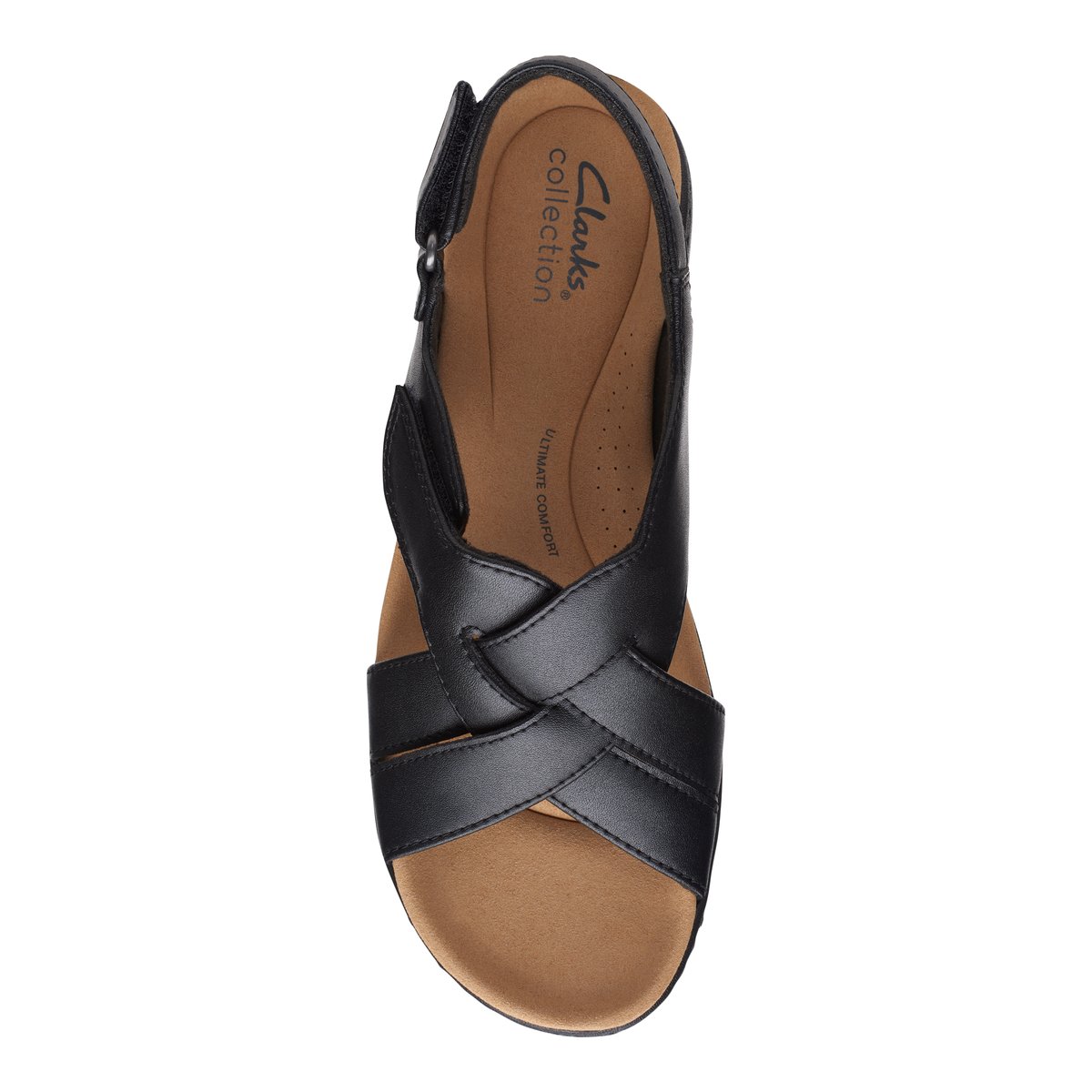 CLARKS-Merliah_b-w-Talon compensé - Noir