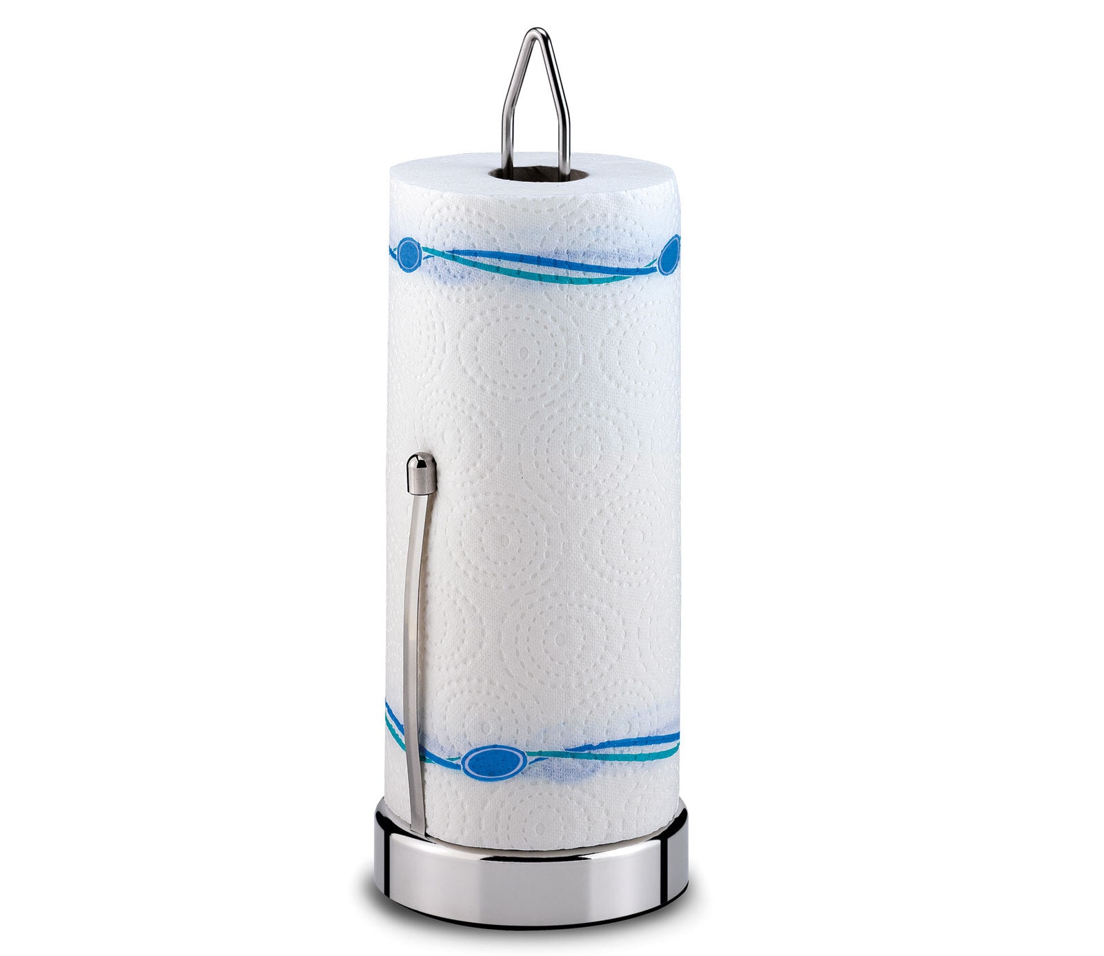 KÜCHENPROFI Papierrollenhalter DELUXE 35,5 cm silberfarbig