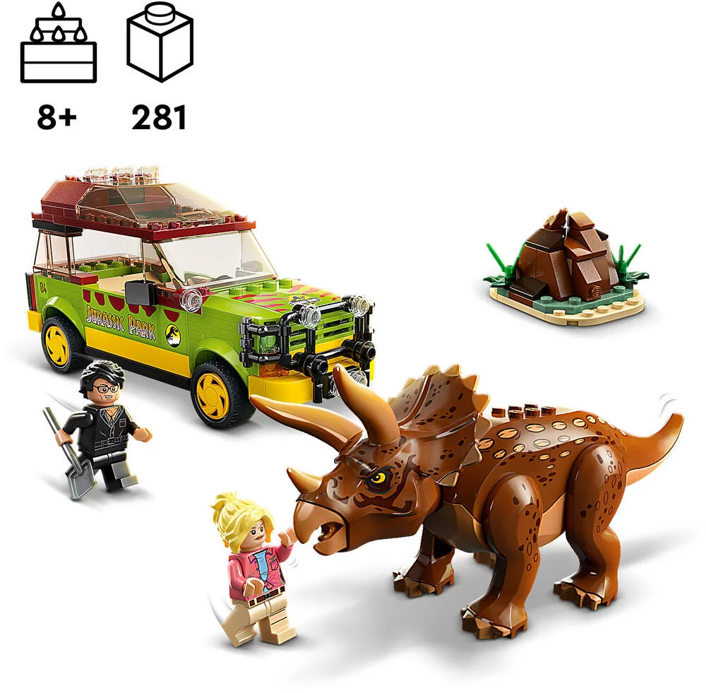 LEGO®JURASSIC WORLD™ 76959 - LA RECHERCHE DU TRICERATOPS