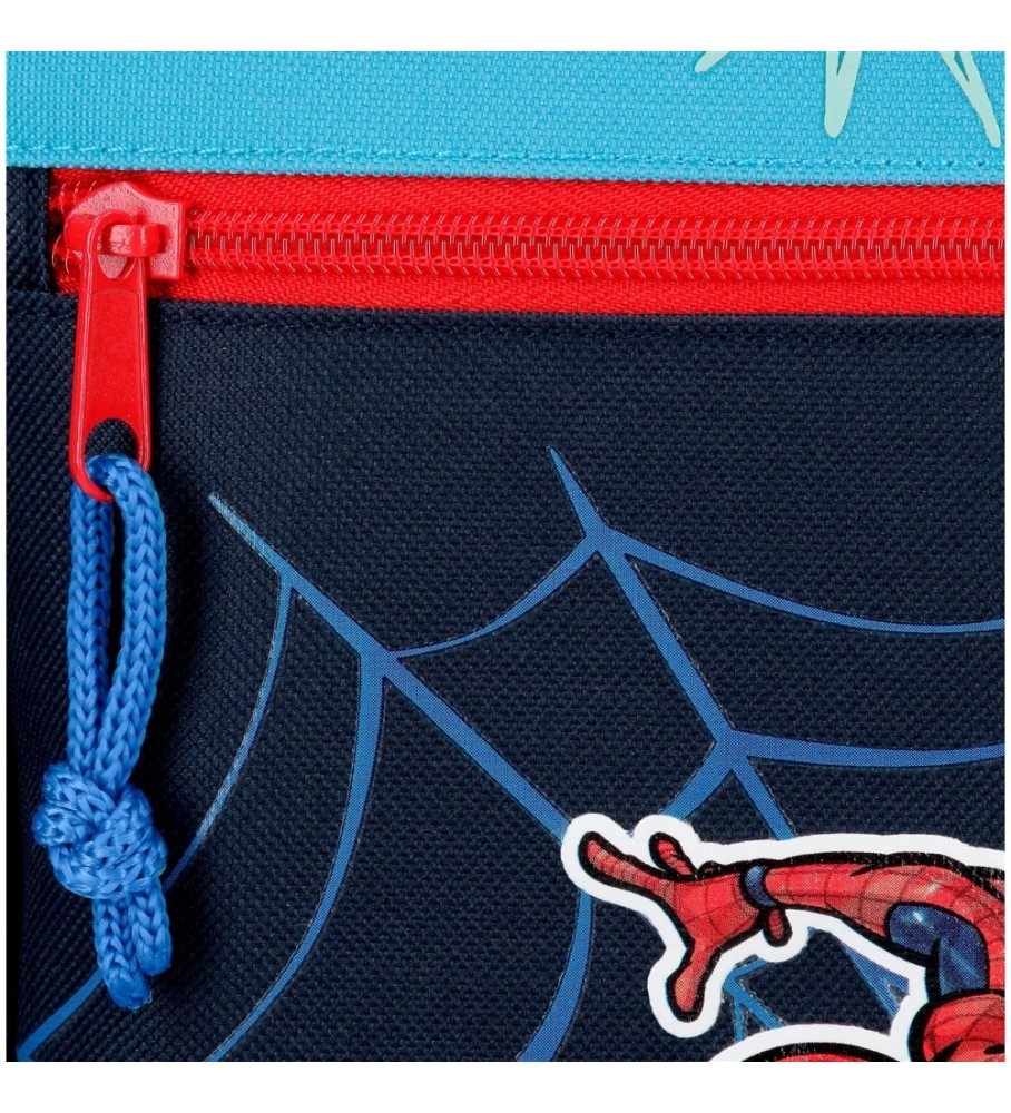 Joumma Bags Mochila Escolar Spiderman Totally awesome 42cm Dos Compartimentos azul