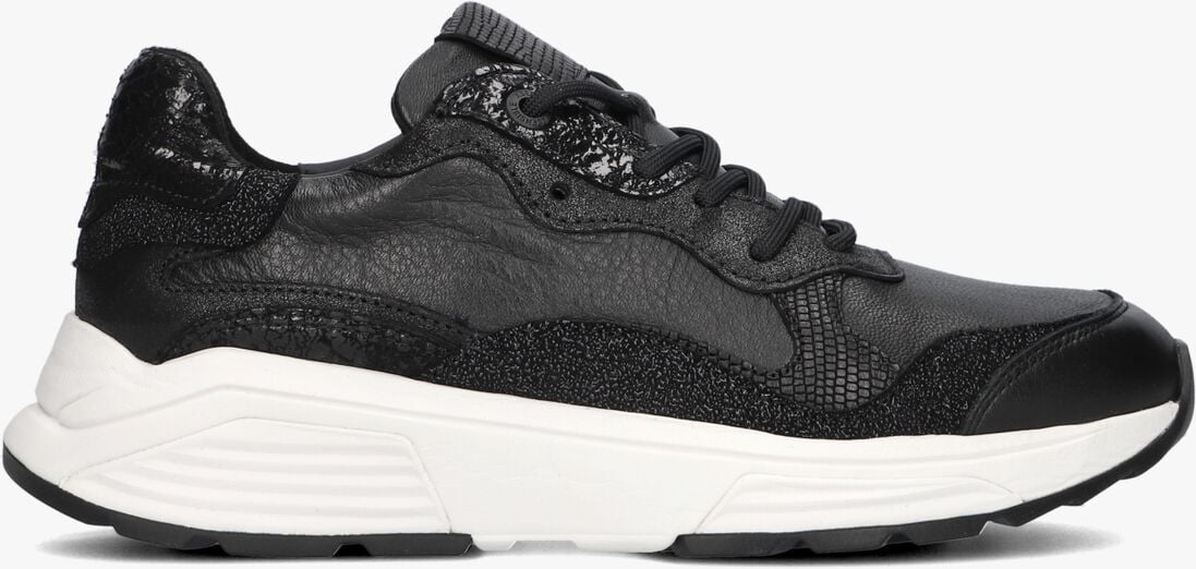 zwarte xsensible lage sneakers rainbow
