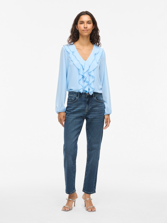 Vila Straight-Jeans »VIALICE RW STRAIGHT JEANS MBD SOL91-NOOS«