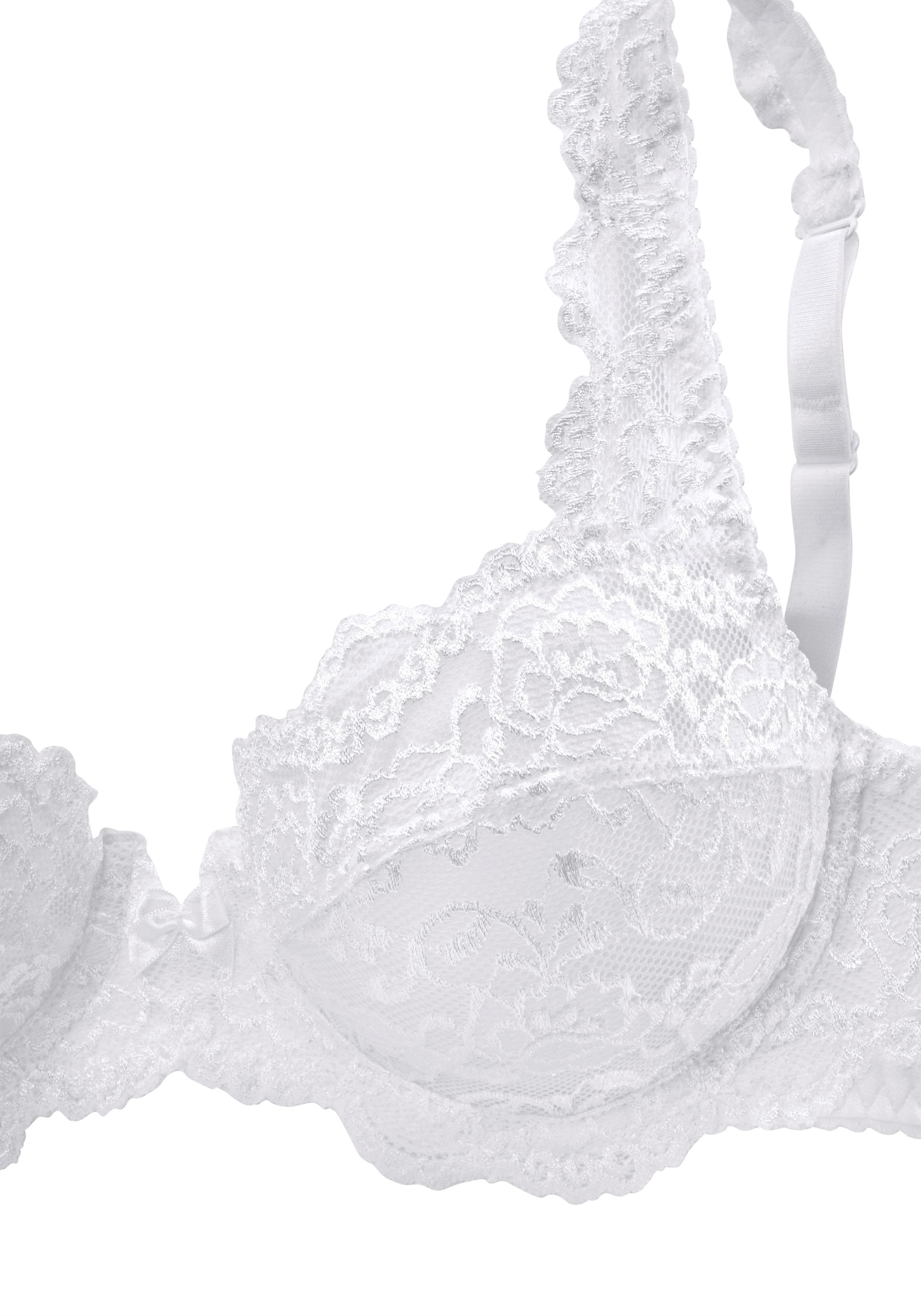 petite fleur Bügel-BH, 2 Stücker Packung, aus Spitze, Dessous