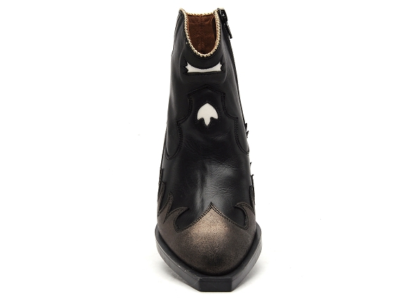 Nemonic boots bottine talons femme 2353 noir