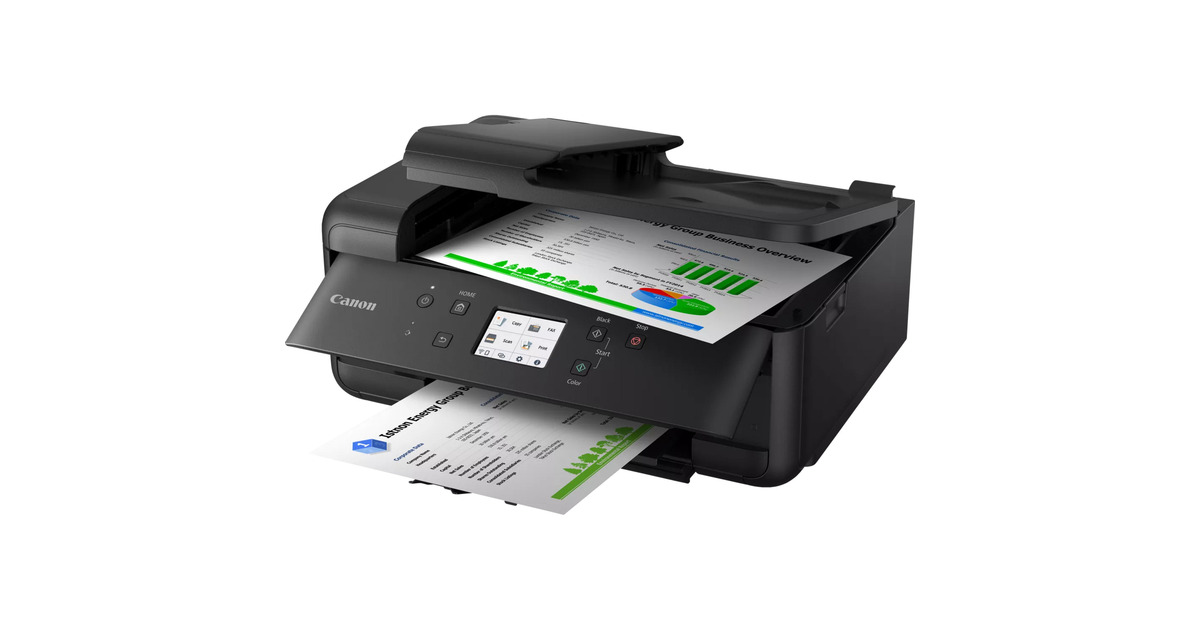 CanonCanon PIXMA TR7650 all-in-one inkjetprinter met faxfunctie  (Zwart, USB, Wi-Fi, Kopie, Scan, Fax)