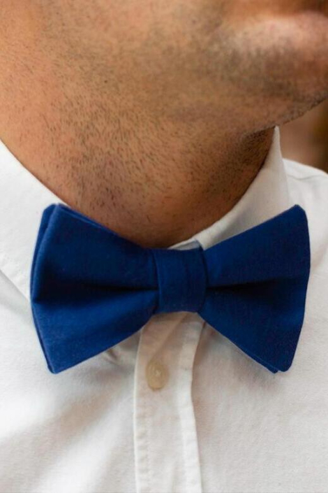 Strickie blauwe heren accessoire