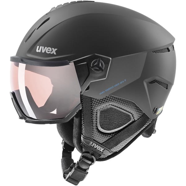 Casque de ski UVEX INSTINCT VISOR PRO VARIO BLACK MATT
