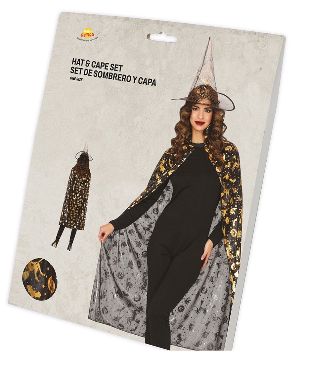 Halloween Verkleedset Dames Heks 2 delig