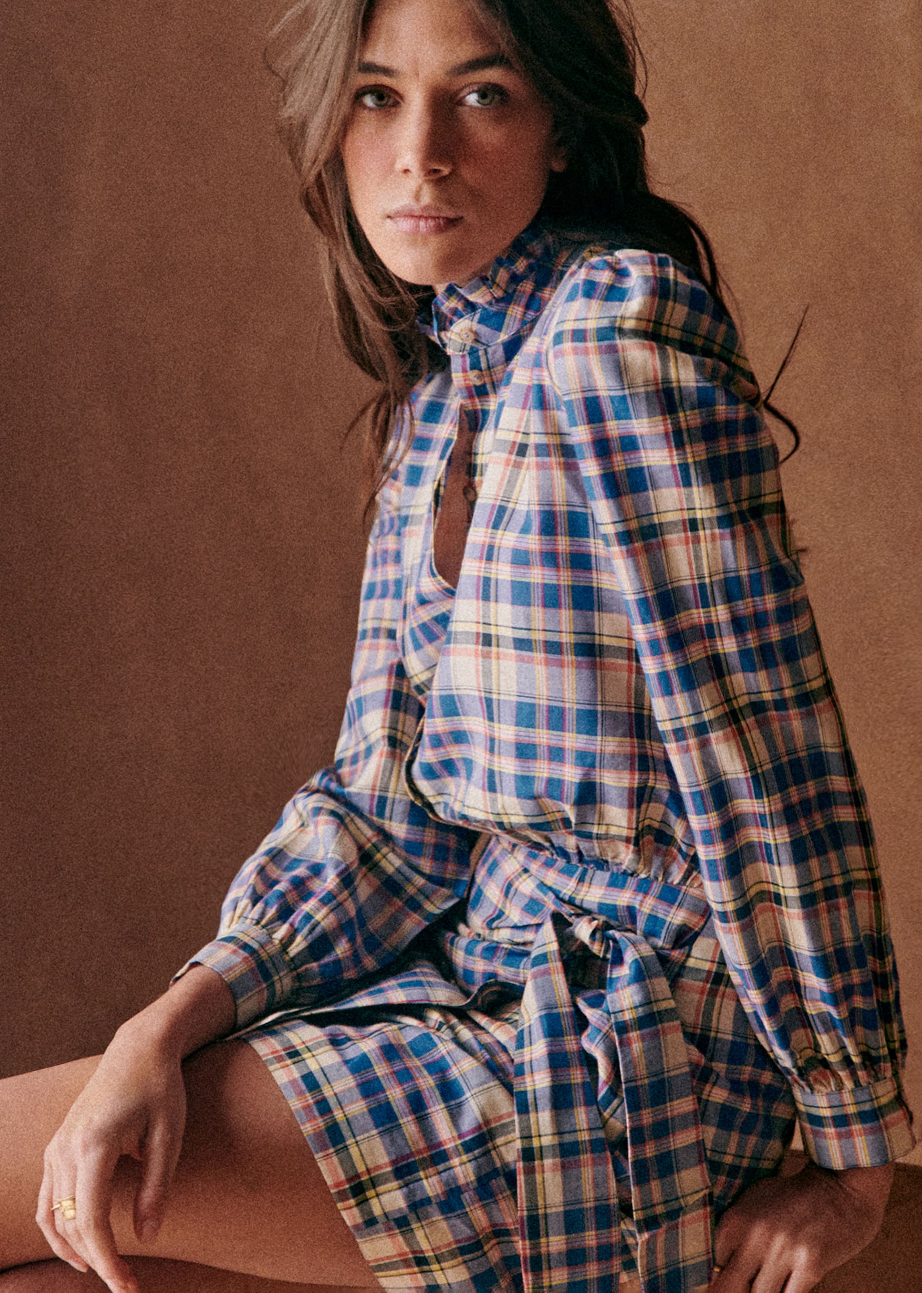 Robe Capri - Carreaux - E-SHOP/ROBES 5905159