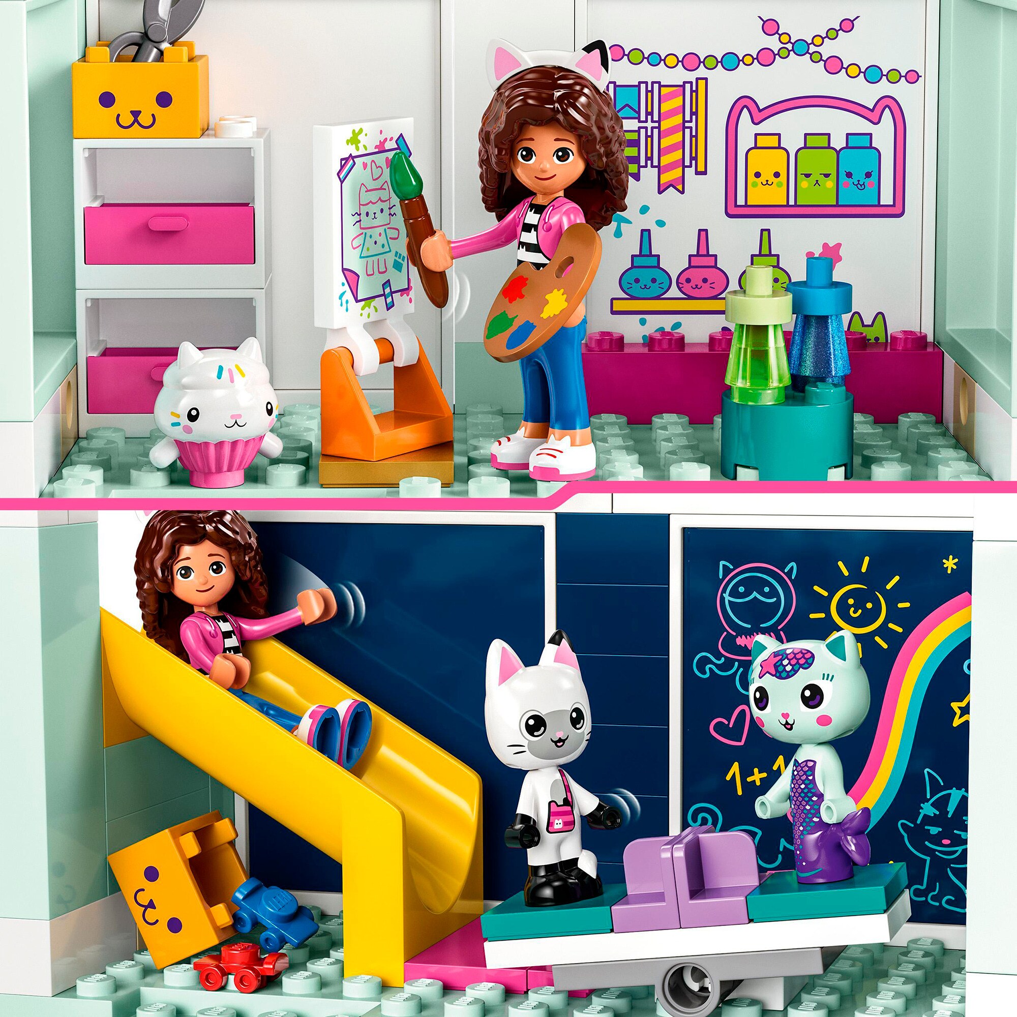 LEGO Konstruktionsspielzeug Gabby's Dollhouse Gabbys Puppenhaus