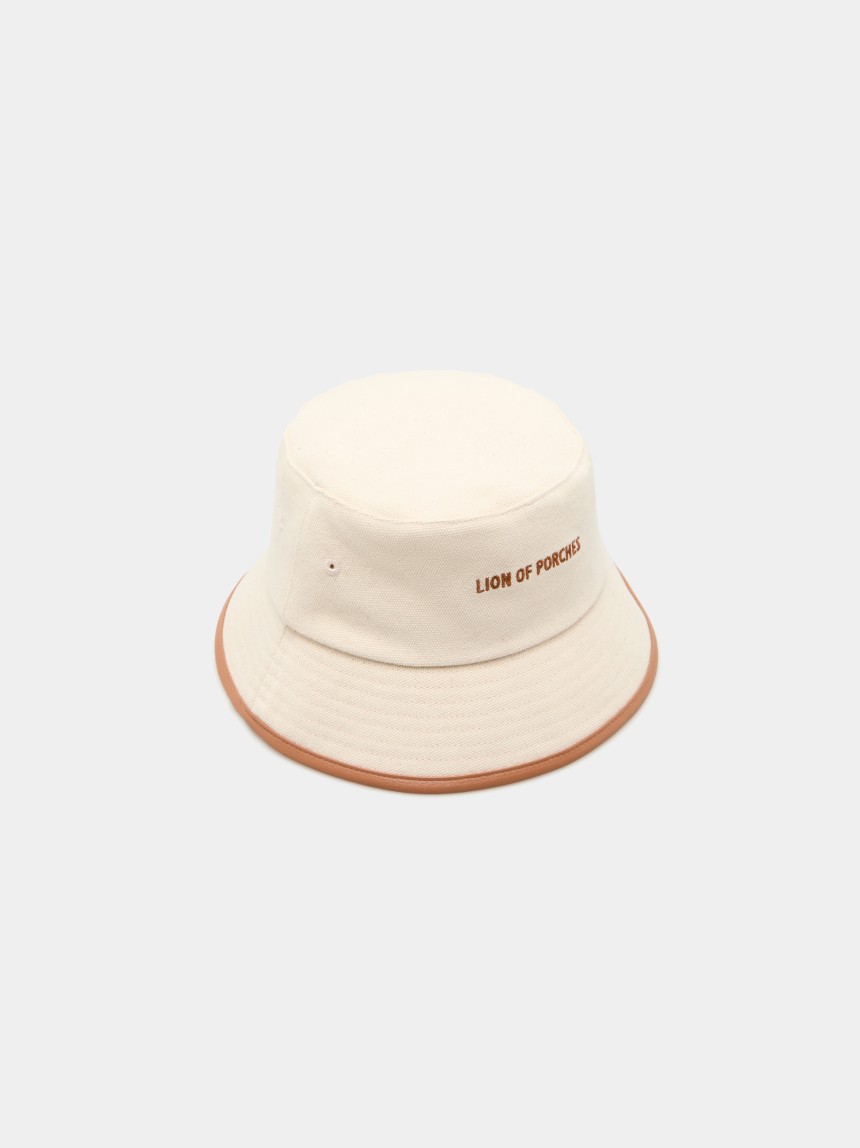 Chapéu estilo bucket em algodão