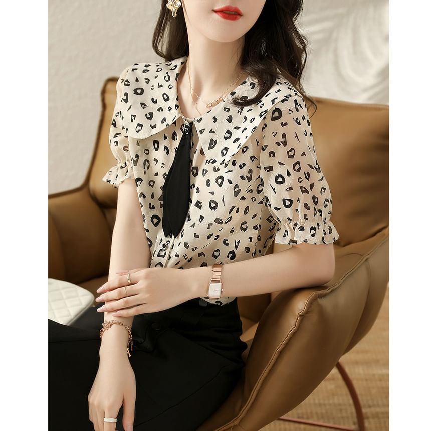Jeonseon - Shirt met korte mouwen en print