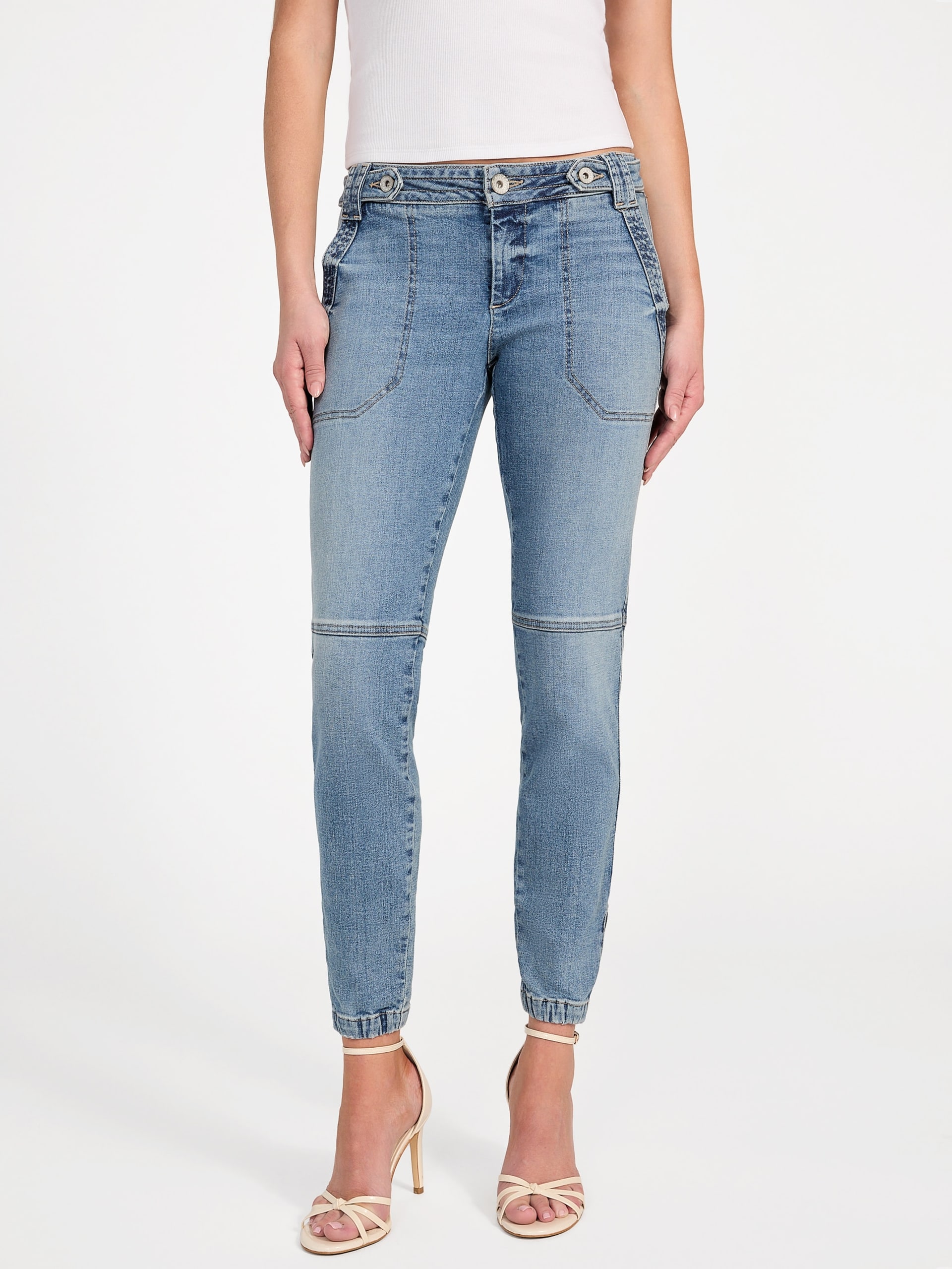 Calças de moletom Eco Cadet em jeans