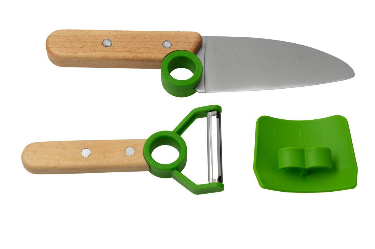 Opinel Le Petit Chef 002577 keukenmessenset, groen