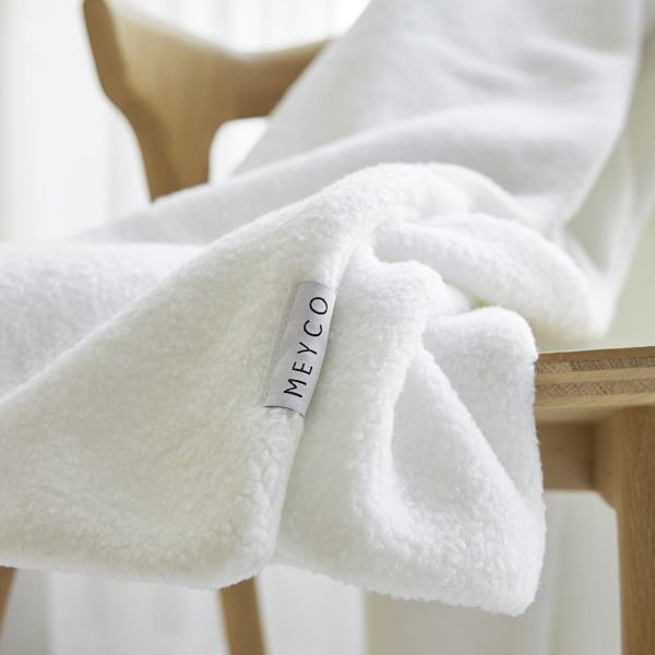 Meyco Home Bouclé Deken 130 x 170 cm Toffee
