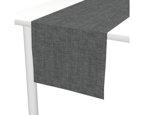 Tafelloper Tino linnen antraciet 40 x 140 cm
