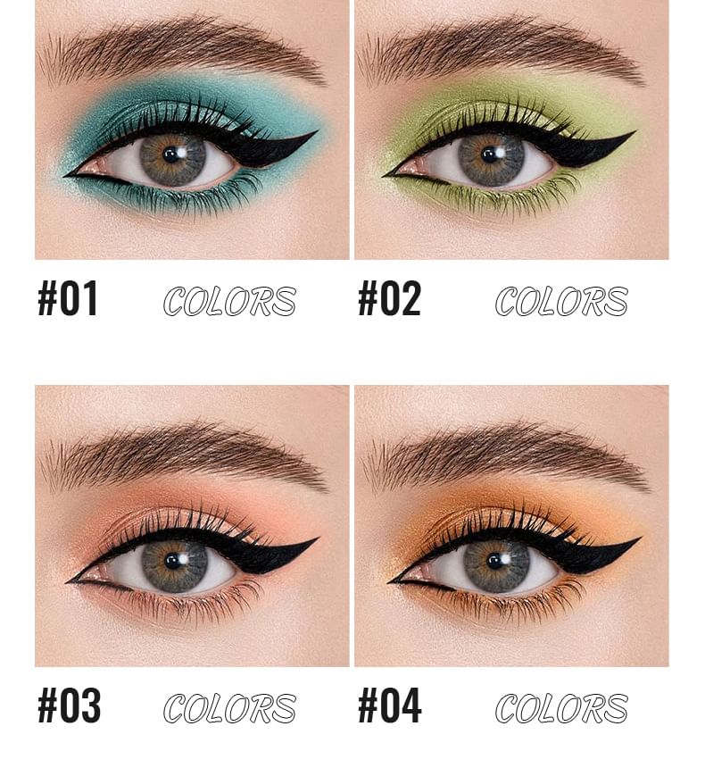 Pudaier - Creamy Matte en Glow Oogschaduwpotlood - 24 kleuren