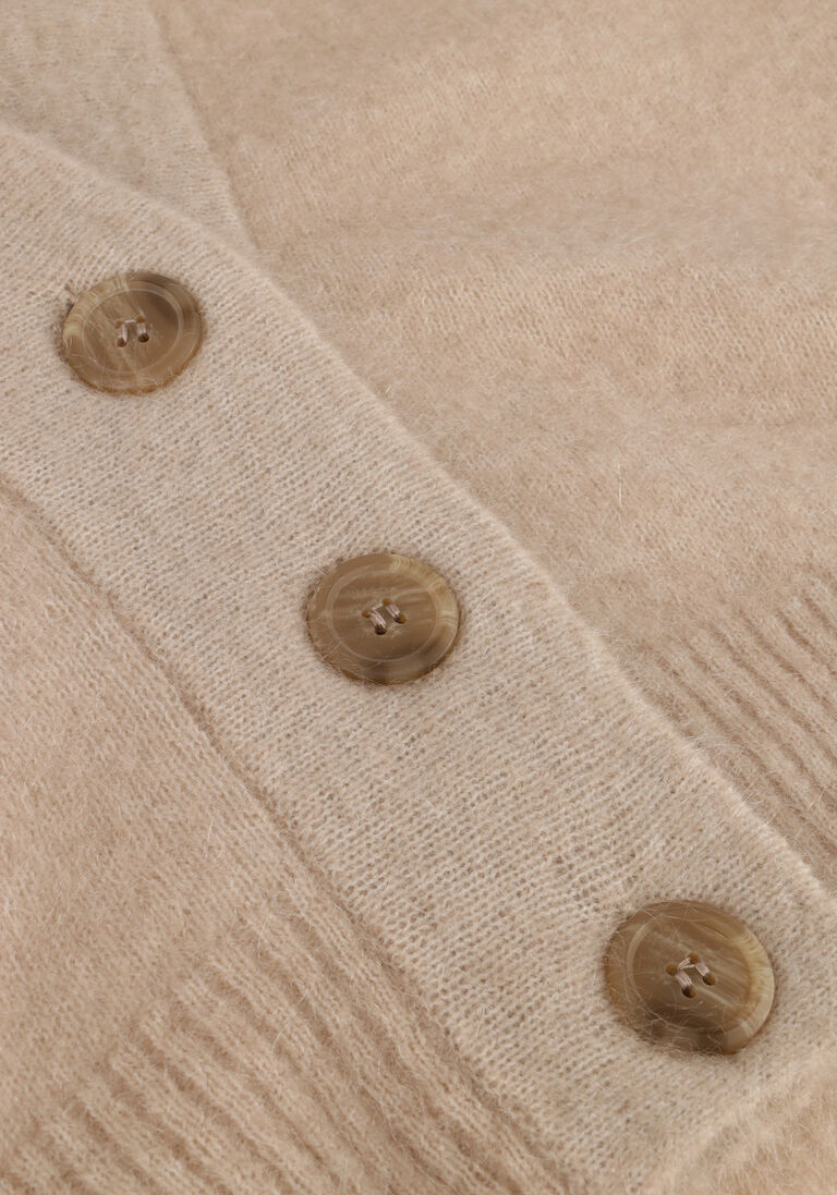 SECOND FEMALE beige second female vest brooklyn knit cardigan