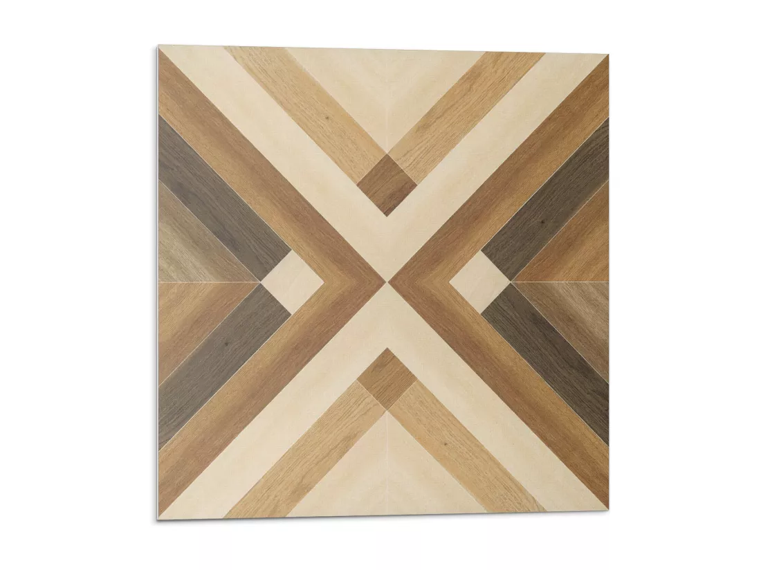 Carreaux autocollants PVC, Carrelage PVC adhésif - 20x20x20 - Motif à carreaux géométrique