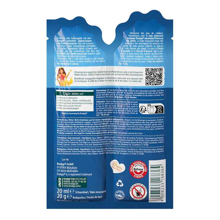 Kneipp naturkind Perlenprinzessin Zauberschaumabad, 1 P