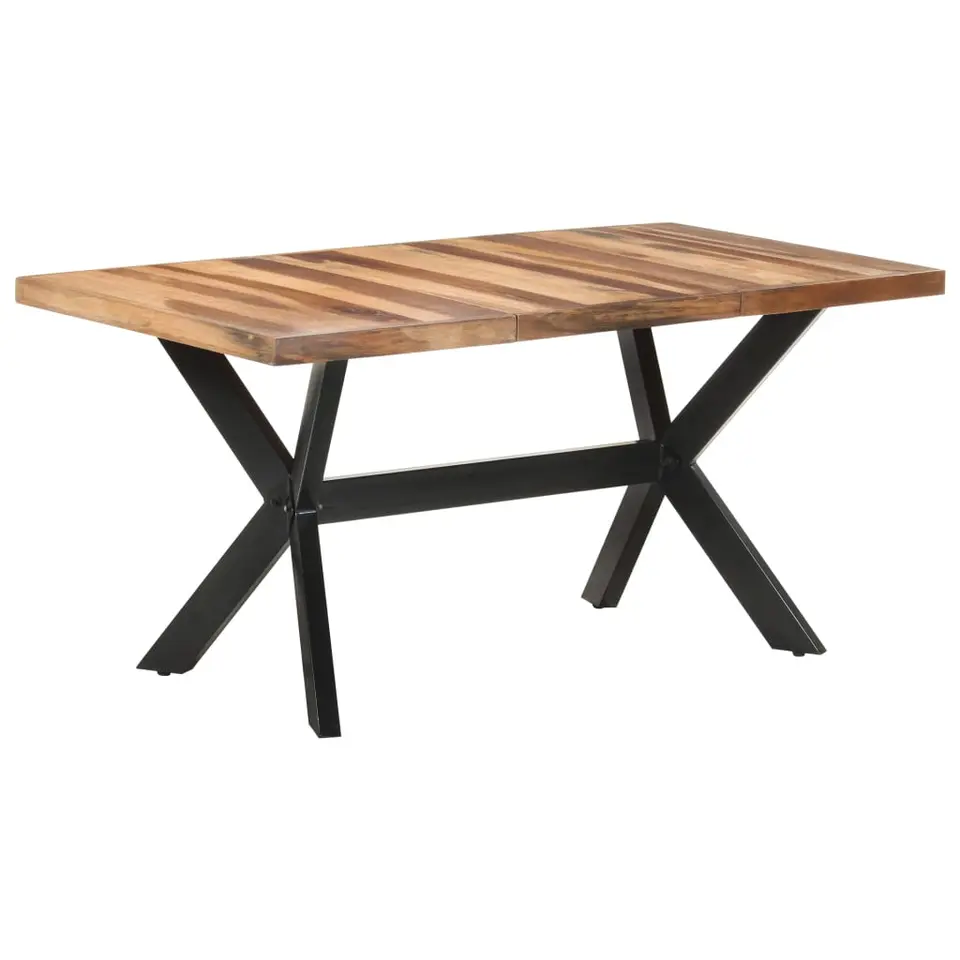 vidaXL - Eettafel - Bruin - Hout - 160 x 80 x 75 cm
