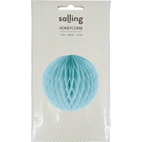 Salling honeycomb Ø: 15 cm - Lyseblå