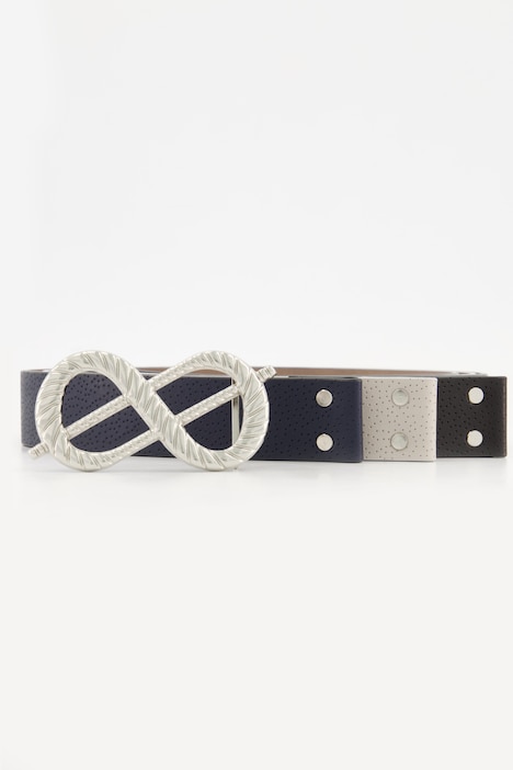 Wechsel-Gürtelschnalle, Metallic,  Laurasøn-Knoten