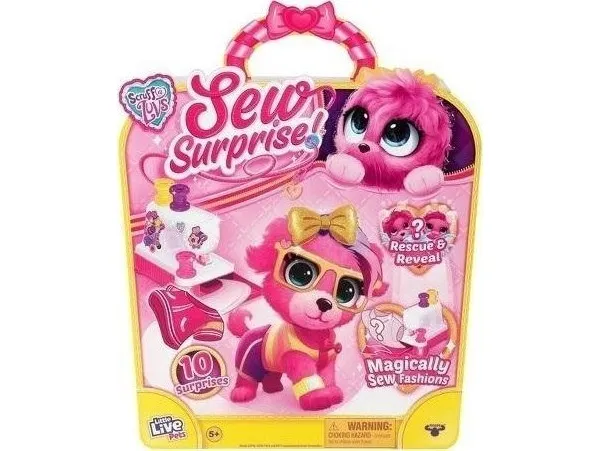 Cobi Little Live Pets. Maskotka Sew Surprise róż