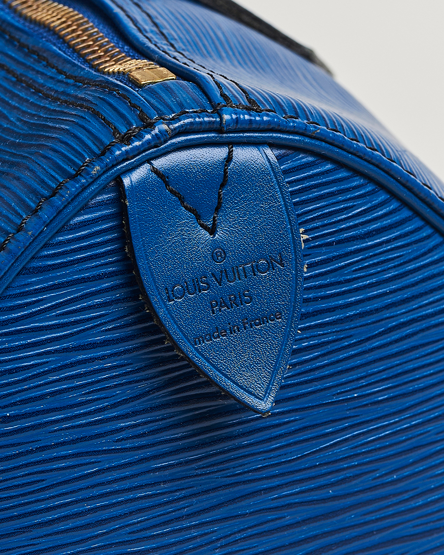 Louis Vuitton Pre-Owned Speedy 25 Handbag Epi Leather Blue