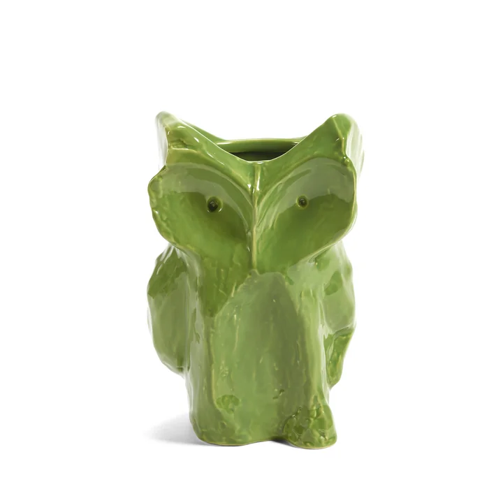 Serax - After Midnight Vase Owl, S, grün