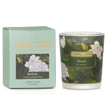 Carroll & Chan 100% Beeswax Votive Candle - Rosal (Neroli, Gardenia & Musk)  65g/2.3oz